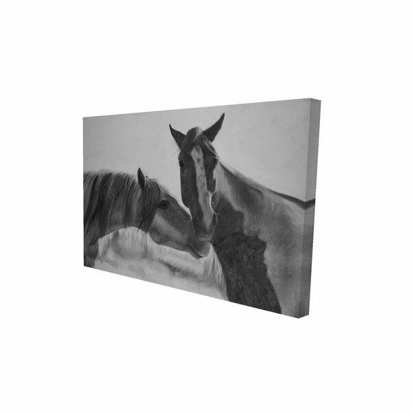 Begin Home Decor 20 x 30 in. Horses Lover-Print on Canvas 2080-2030-AN416